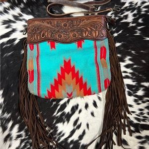 American Darling Aztec Southwest Fringe bag